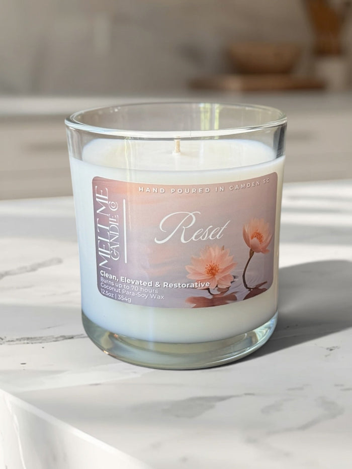 Reset 12.5 oz candle by Melt Me Candle Co