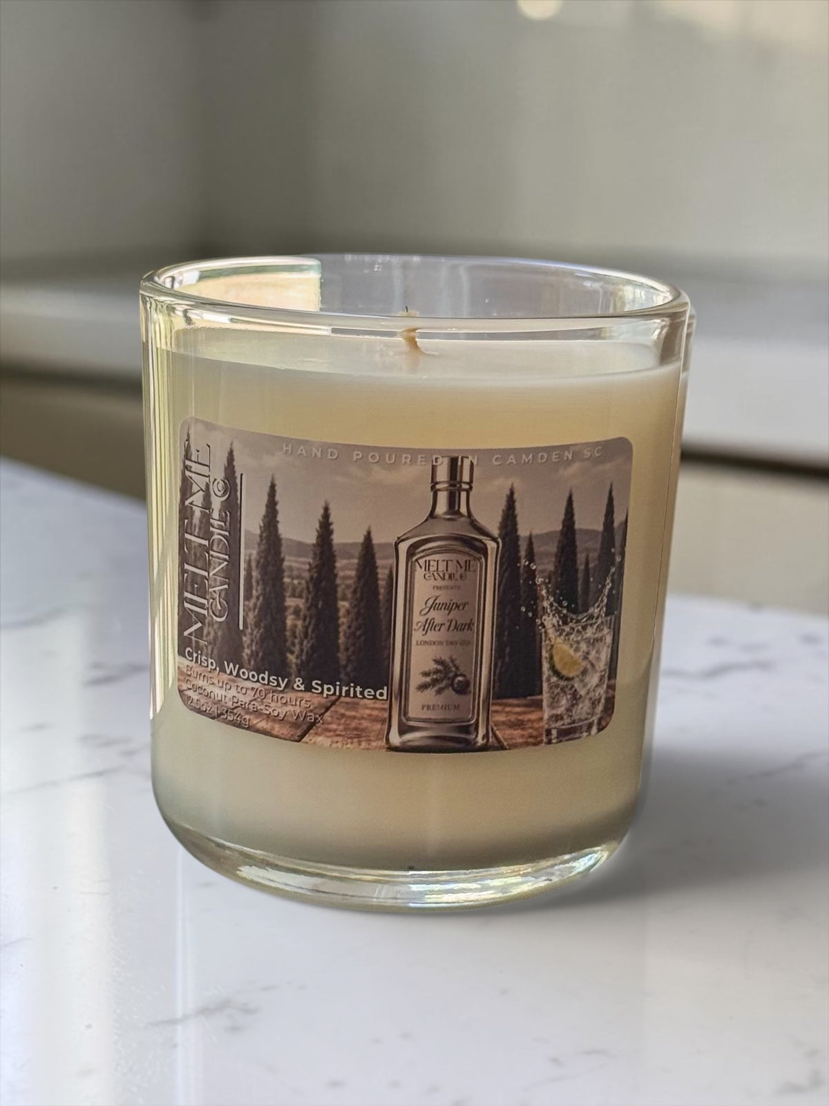 12.5 ounce candle juniper after dark
