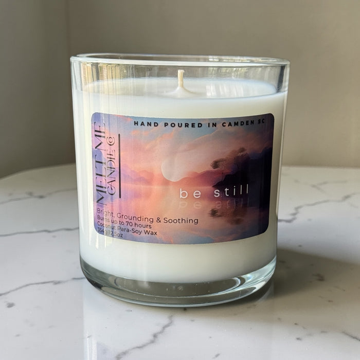 Be Still 12.5 oz candle by Melt Me Candle Co