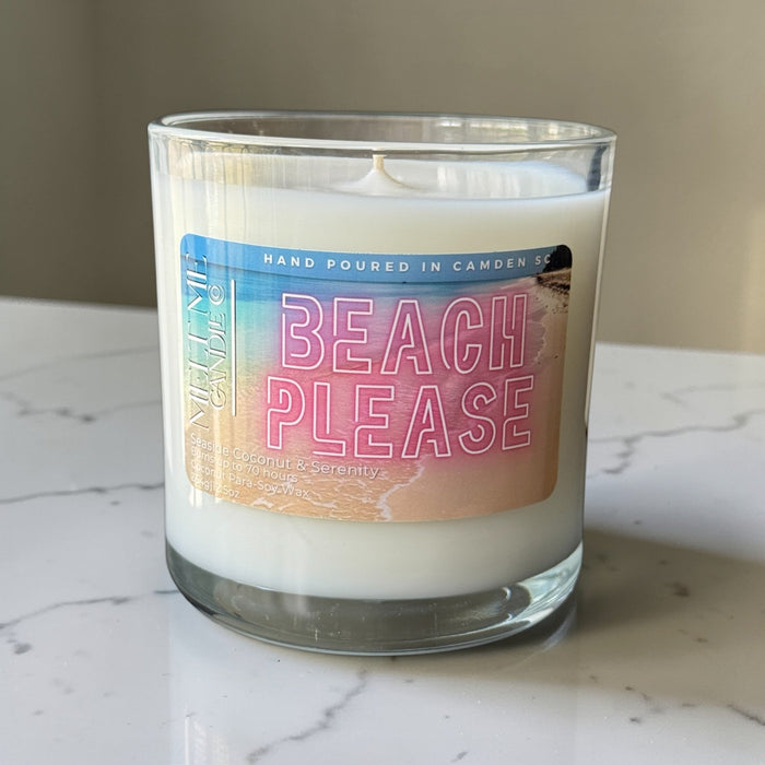 Beach Please 12.5 oz candle by Melt Me Candle Co