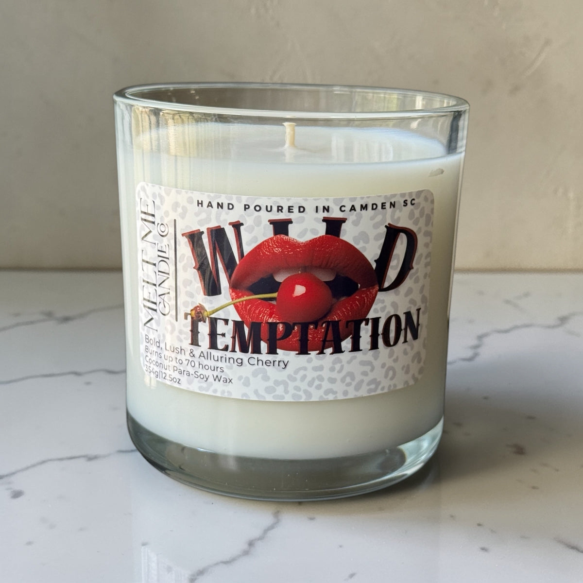 Wild Temptation 12.5 oz candle by Melt Me Candle Co