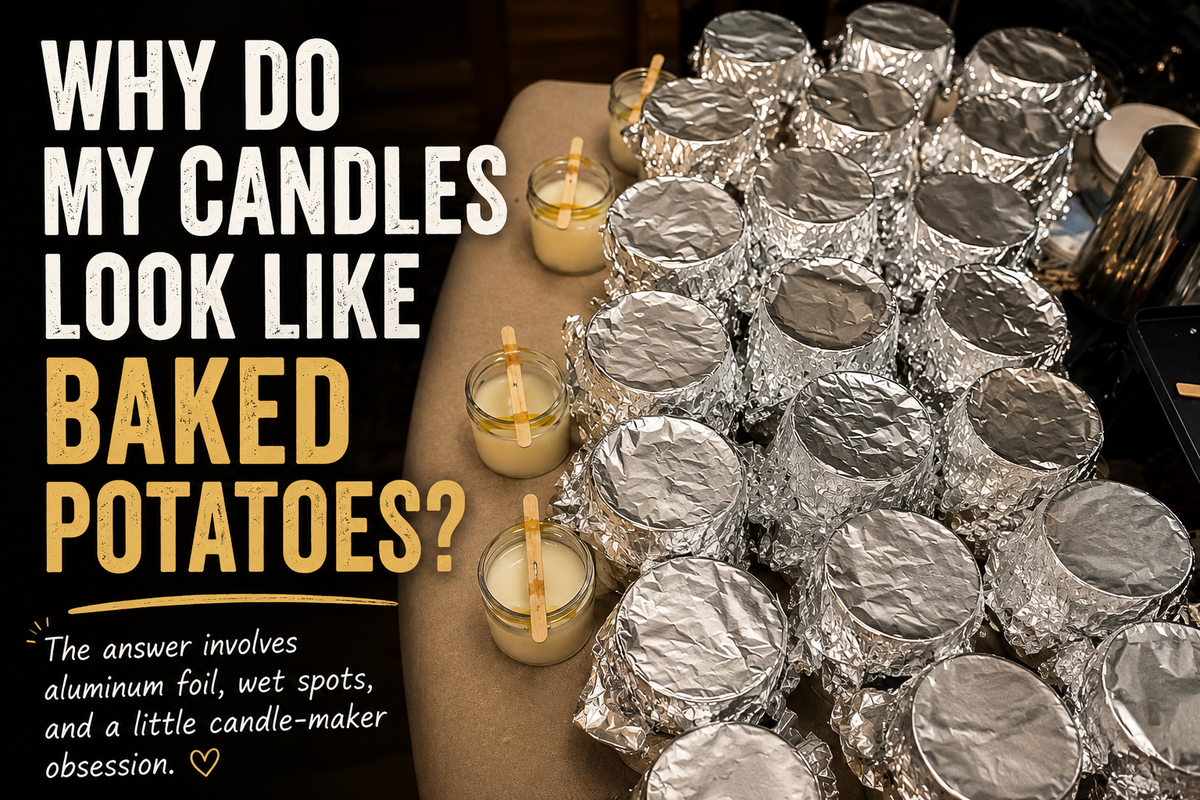 Why Are My Candles Wrapped in Aluminum Foil?
