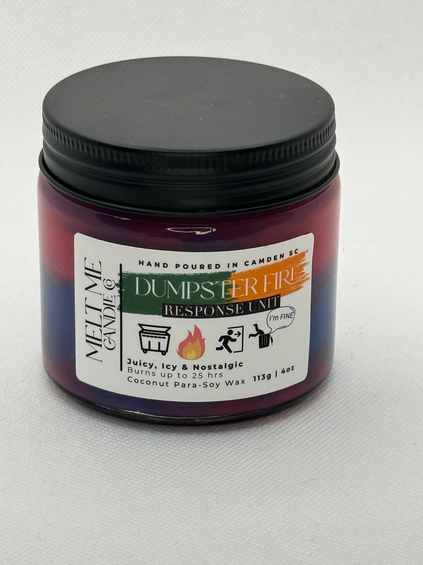 4 oz Dumpster Fire Response Unit Candle