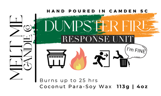 4 oz Dumpster Fire Response Unit Candle