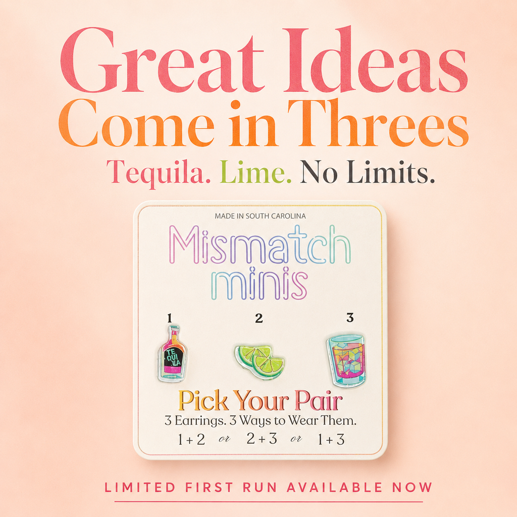 Great Ideas Come in Threes | Mismatch Minis Acrylic 3-Earring Set