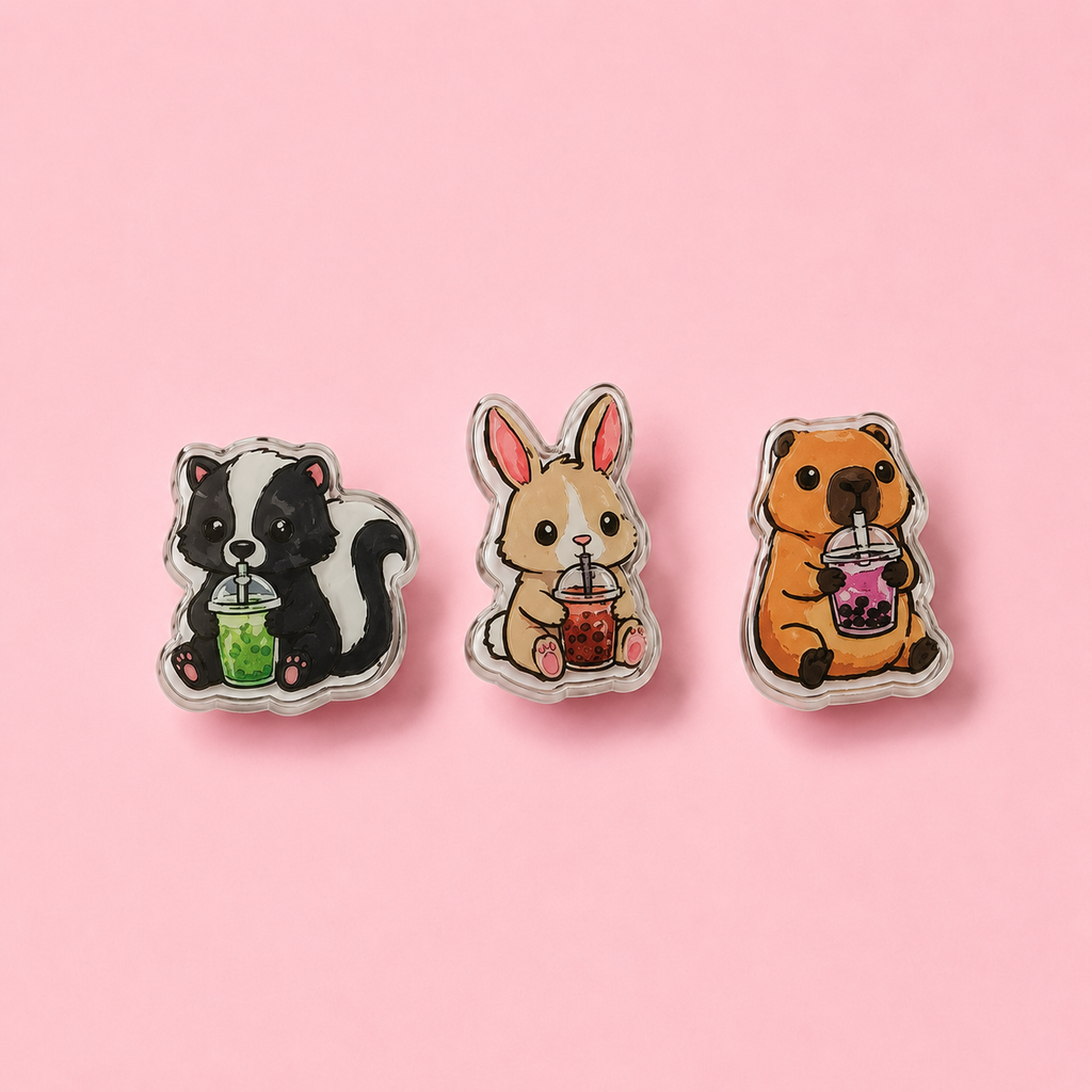 Cute Sips Woodland Crew  | Mismatch Minis Acrylic 3-Earring Set