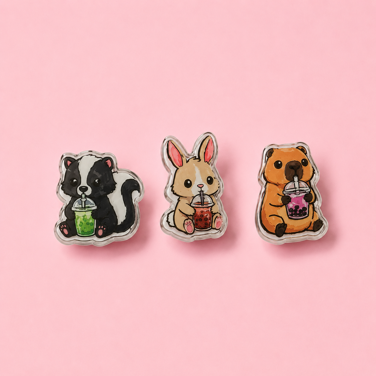 Cute Sips Woodland Crew  | Mismatch Minis Acrylic 3-Earring Set