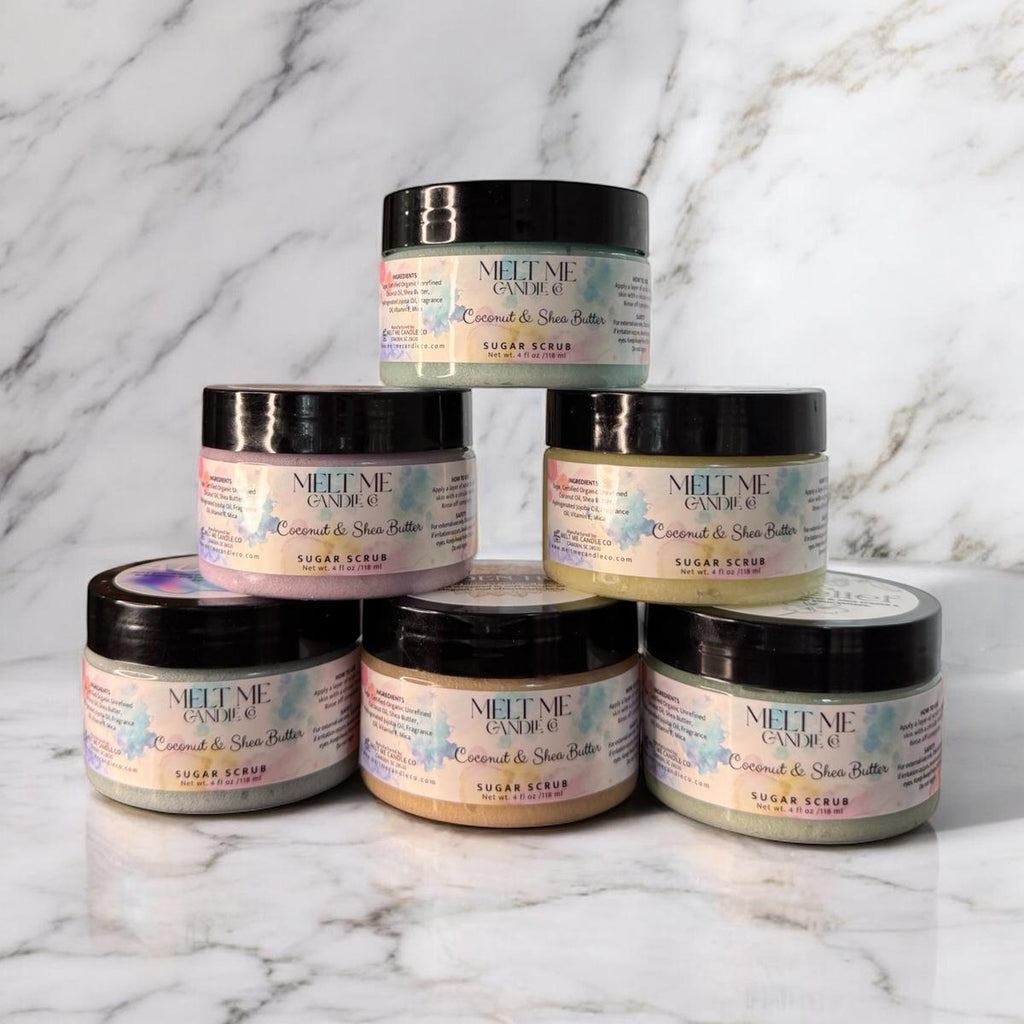 Coconut and Shea Butter Sugar Scrub