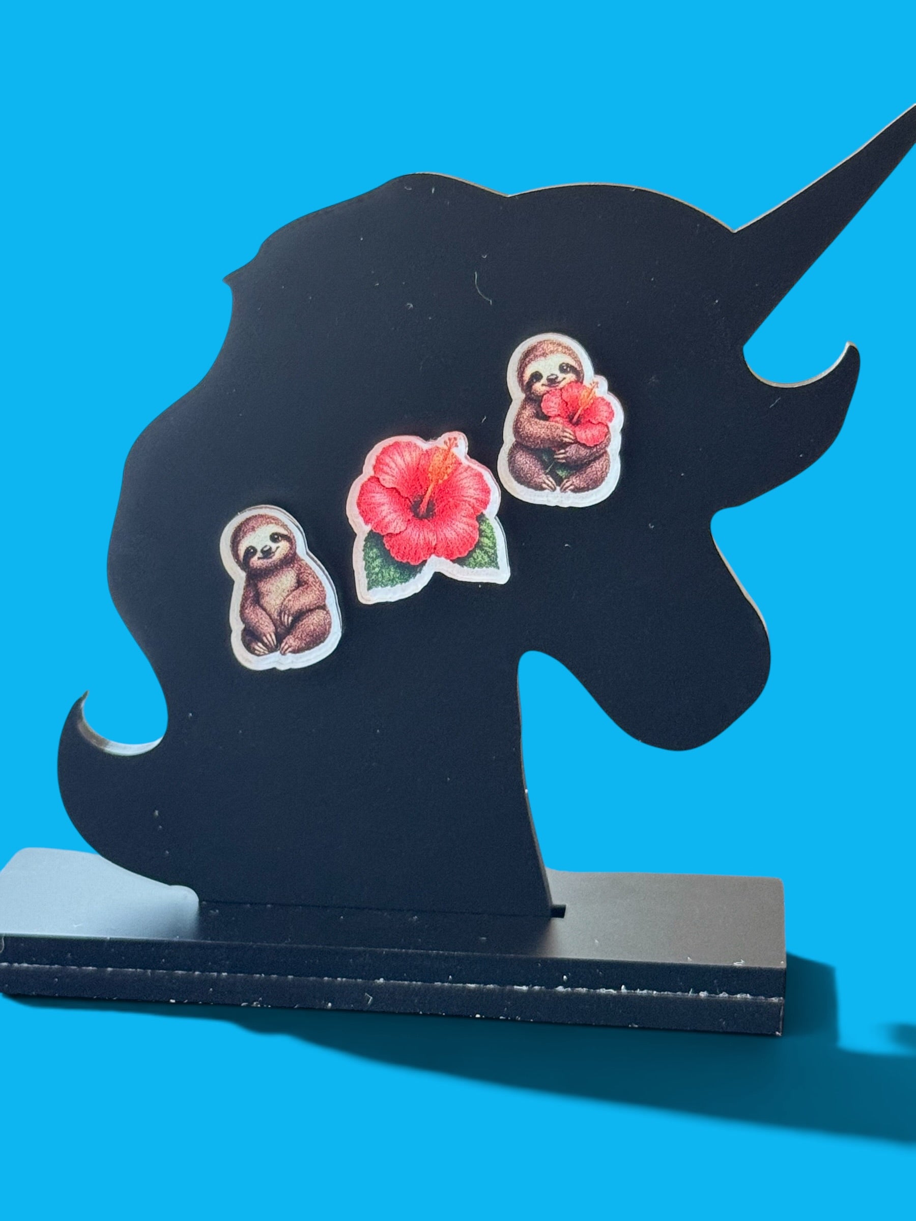 Sloth Bloom | Mismatch Minis Earring Set