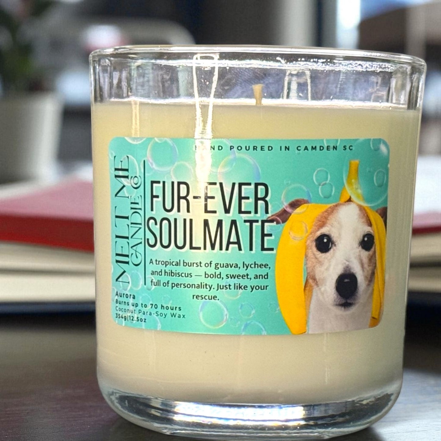 Fur-ever Soulmate – Tropical Fruit & Light Floral Scented Candle (Fur-ever Home Collection)