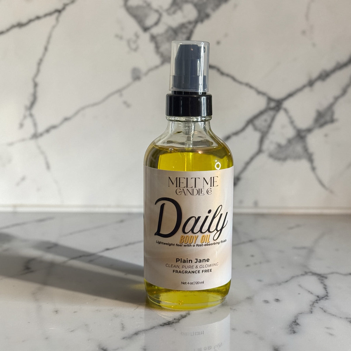 4 oz Daily Body Oil by Melt Me Candle Co