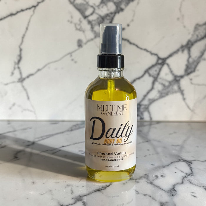 4 oz Daily Body Oil by Melt Me Candle Co