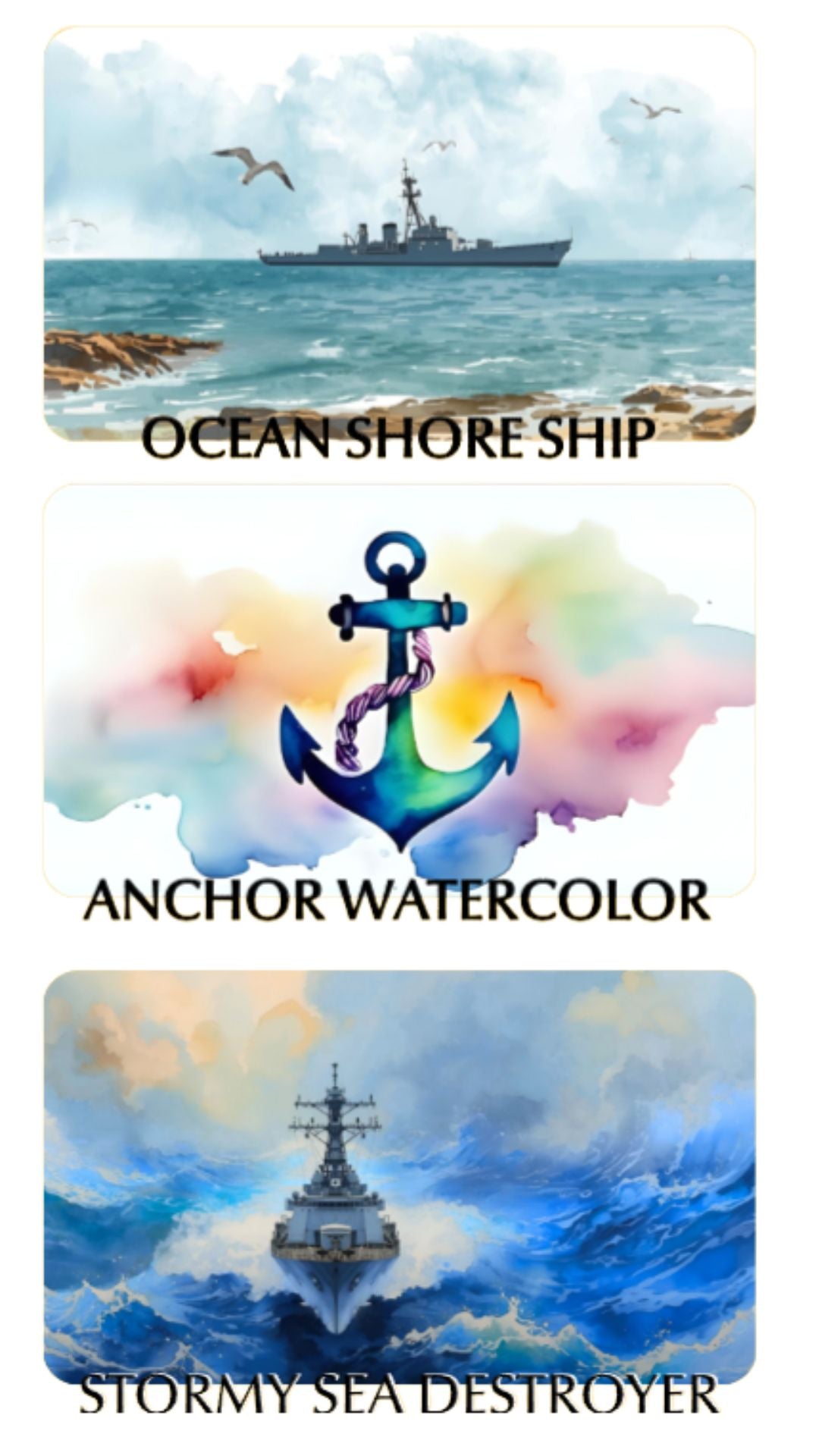 Anchored by Love | Custom Navy 12.5 oz Candle