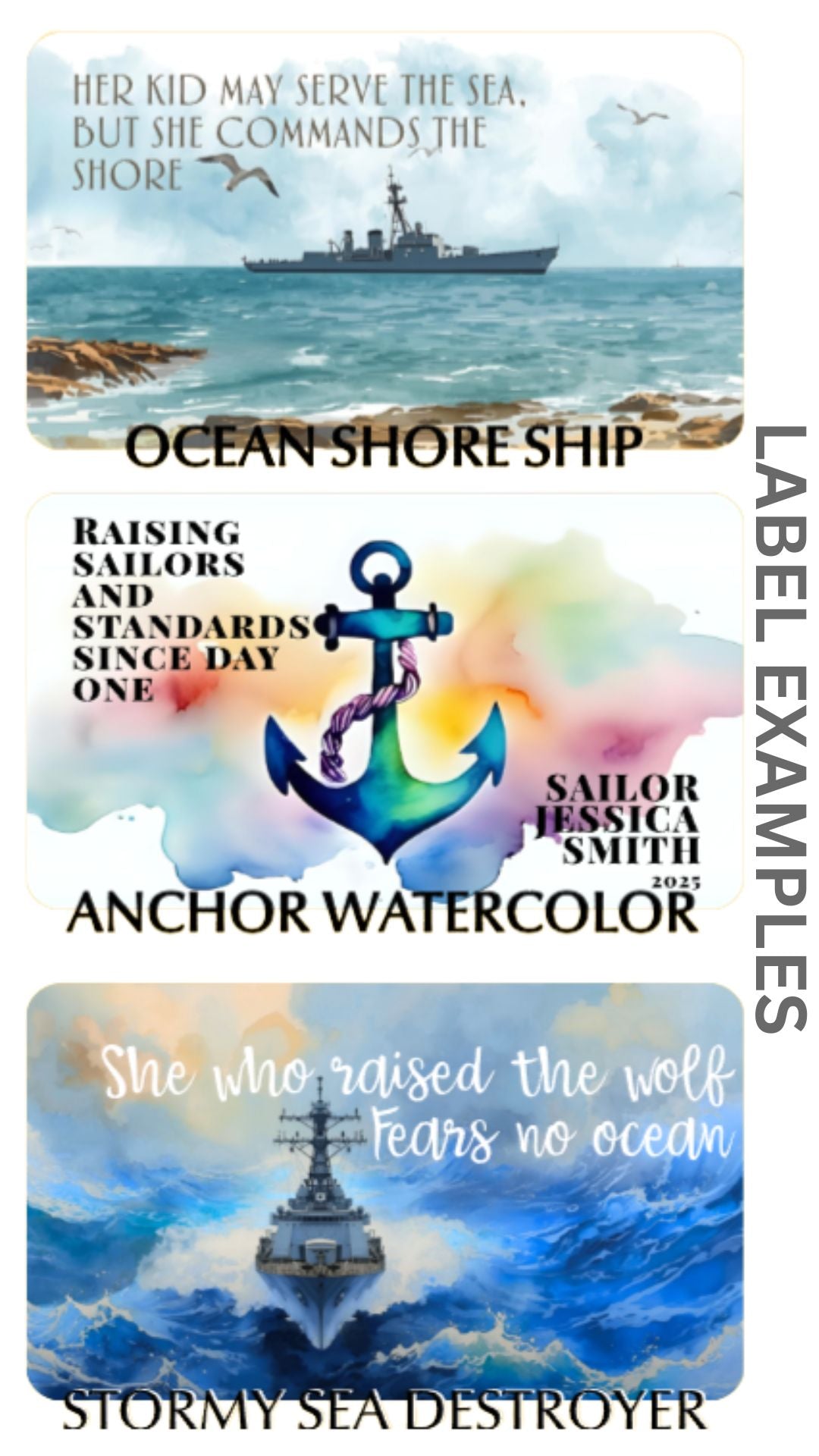 Anchored by Love | Custom Navy 12.5 oz Candle