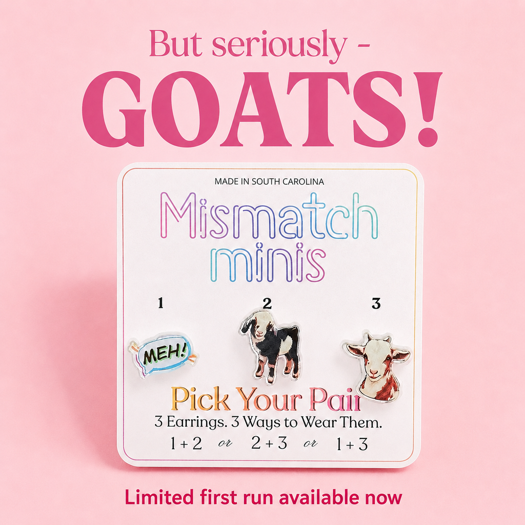 Goats | Mismatch Minis Acrylic 3-Earring Set