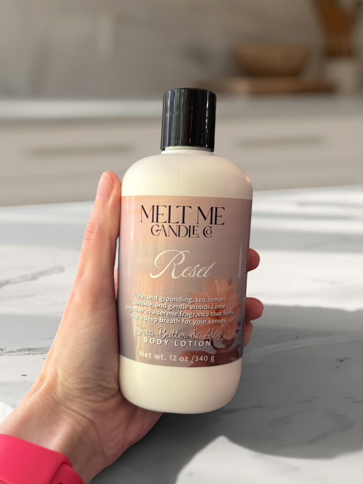 Reset shea butter and aloe body lotion by Melt Me Candle Co
