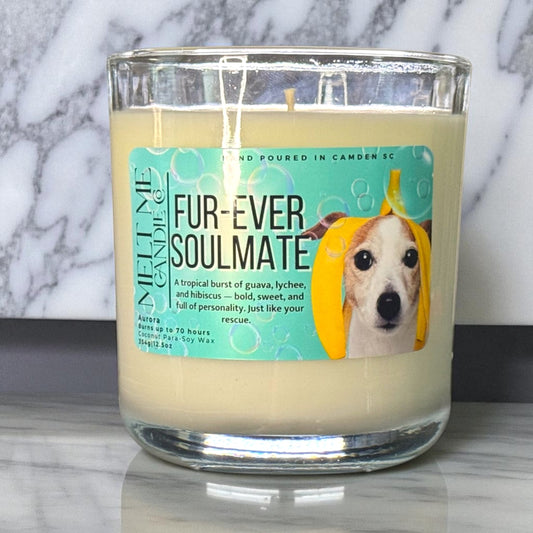 Fur-ever Soulmate – Tropical Fruit & Light Floral Scented Candle (Fur-ever Home Collection)